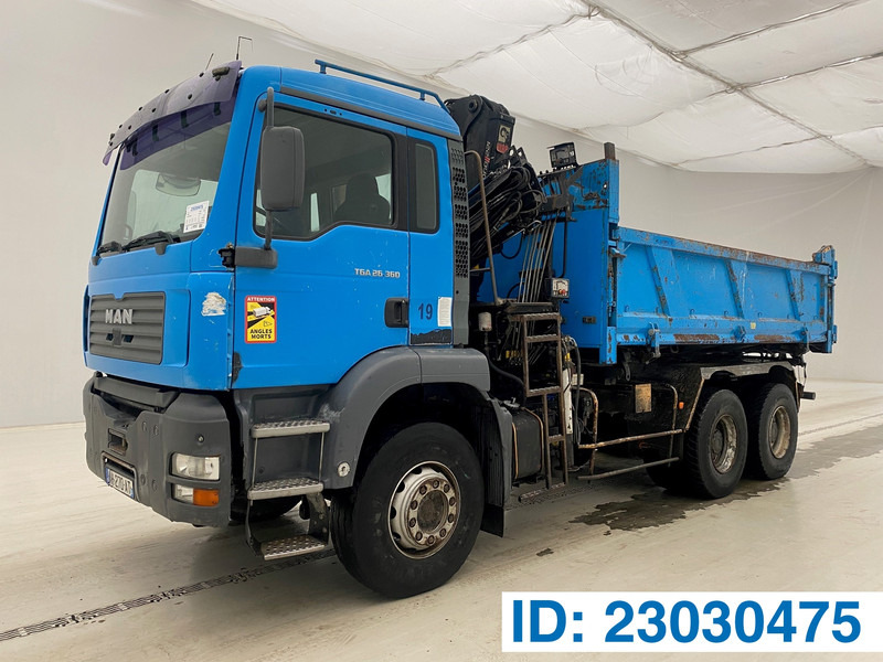 MAN TGA 26.363 - 6x4* - Camion benne, Camion grue: photos 1 MAN TGA 26.363 - 6x4* - Camion benne, Camion grue: photos 1