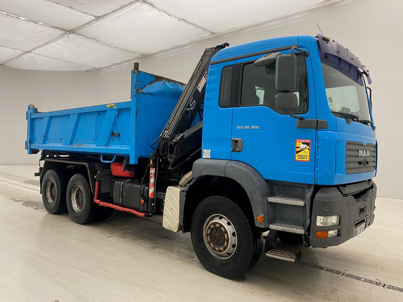 MAN TGA 26.363 - 6x4 - Camion benne, Camion grue: photos 3 MAN TGA 26.363 - 6x4 - Camion benne, Camion grue: photos 3