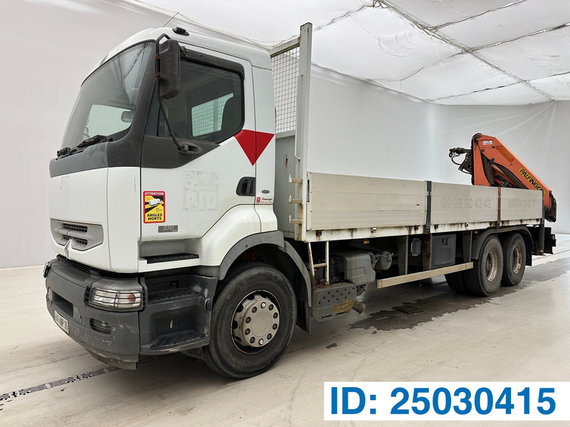 Renault Premium 370 DCi - 6x2 - Camion plateau, Camion grue: photos 1 Renault Premium 370 DCi - 6x2 - Camion plateau, Camion grue: photos 1