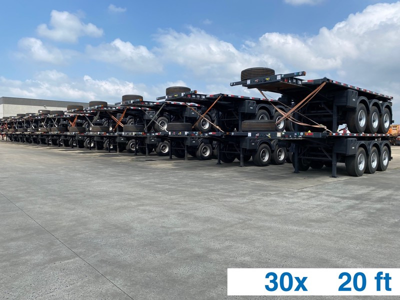SERGOMEL Chassis/Plateau 20FT - NEW - Semi-remorque porte-conteneur/ Caisse mobile: photos 1 SERGOMEL Chassis/Plateau 20FT - NEW - Semi-remorque porte-conteneur/ Caisse mobile: photos 1
