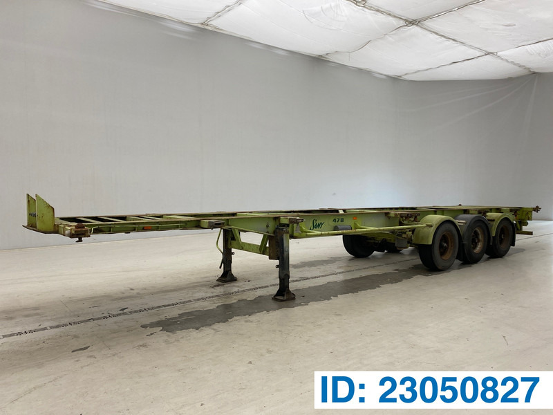 Van Hool 2 x 20-30-40 ft - Semi-remorque porte-conteneur/ Caisse mobile: photos 1 Van Hool 2 x 20-30-40 ft - Semi-remorque porte-conteneur/ Caisse mobile: photos 1