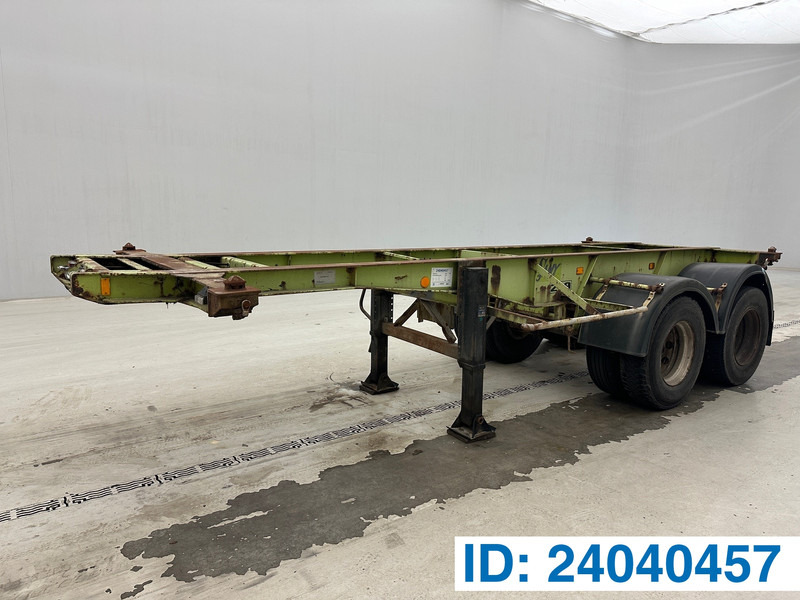 Van Hool Skelet 20 ft - Semi-remorque porte-conteneur/ Caisse mobile: photos 1 Van Hool Skelet 20 ft - Semi-remorque porte-conteneur/ Caisse mobile: photos 1