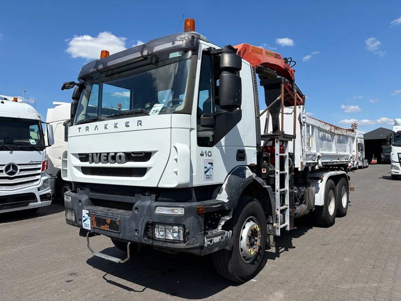 Iveco Trakker 410 6X4 Manual Gearbox 2 Way Tipper + Palfinger PK15500 - Camion benne, Camion grue: photos 5 Iveco Trakker 410 6X4 Manual Gearbox 2 Way Tipper + Palfinger PK15500 - Camion benne, Camion grue: photos 5