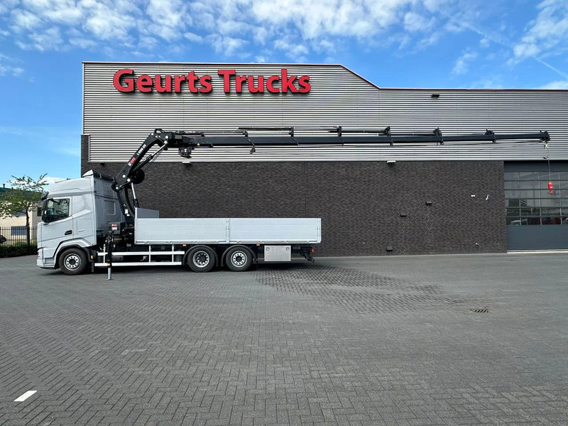 DAF XF 530 OPENLAADBAK / PRITSCHE / FLATBED MET HIAB X-HIDUO 258 E-7 + LIER KRAAN / KRAN / CRANE/ GRUA *NIEUW* - Camion grue: photos 1 DAF XF 530 OPENLAADBAK / PRITSCHE / FLATBED MET HIAB X-HIDUO 258 E-7 + LIER KRAAN / KRAN / CRANE/ GRUA *NIEUW* - Camion grue: photos 1