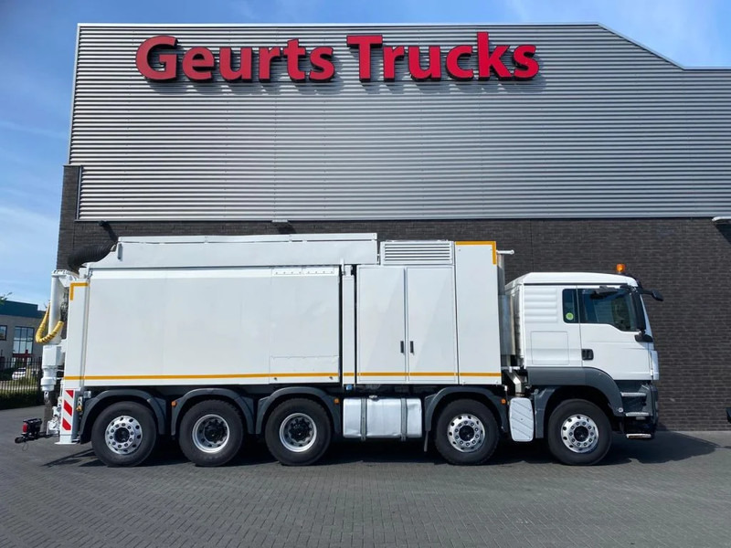 MAN TGS 35.440 10X4-6 BL TRIDEM RSP SAUGBAGGER/SUCTIONEXAVATOR/GRONDZUIGER - Camion hydrocureur: photos 4 MAN TGS 35.440 10X4-6 BL TRIDEM RSP SAUGBAGGER/SUCTIONEXAVATOR/GRONDZUIGER - Camion hydrocureur: photos 4
