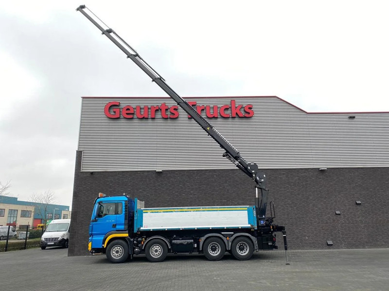 MAN TGS 35.480 8X4 KIPPER/TIPPER + HMF 2620-K5 KRAAN/KRAN/CRANE/GRUA - Camion benne, Camion grue: photos 2 MAN TGS 35.480 8X4 KIPPER/TIPPER + HMF 2620-K5 KRAAN/KRAN/CRANE/GRUA - Camion benne, Camion grue: photos 2