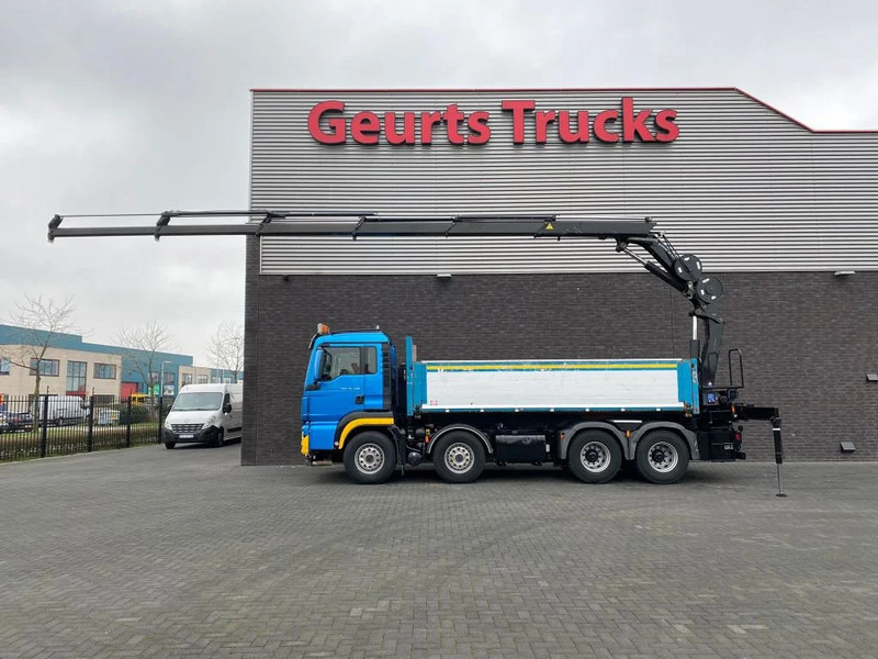 MAN TGS 35.480 8X4 KIPPER/TIPPER + HMF 2620-K5 KRAAN/KRAN/CRANE/GRUA - Camion benne, Camion grue: photos 1 MAN TGS 35.480 8X4 KIPPER/TIPPER + HMF 2620-K5 KRAAN/KRAN/CRANE/GRUA - Camion benne, Camion grue: photos 1