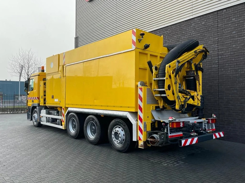 Mercedes-Benz Actros 3248 8X4 TRIDEM MTS DINO 12 SAUGBAGGER/SUCTIONEXAVATOR/GRONDZUIGER - Camion hydrocureur: photos 3 Mercedes-Benz Actros 3248 8X4 TRIDEM MTS DINO 12 SAUGBAGGER/SUCTIONEXAVATOR/GRONDZUIGER - Camion hydrocureur: photos 3