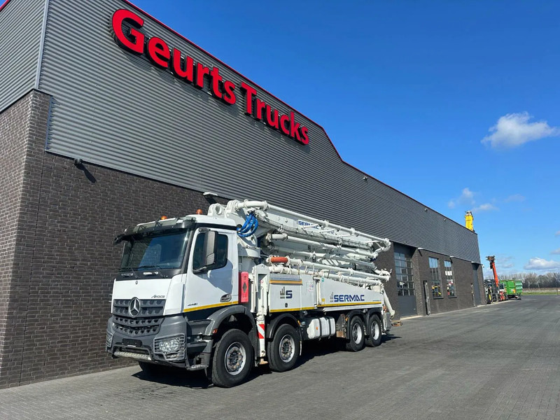 Mercedes-Benz Arocs 4451 8X4 + SERMAC 5Z42 BETONPOMP/BETONPUMPE/CONCRETE PUMP - Camion pompe: photos 2 Mercedes-Benz Arocs 4451 8X4 + SERMAC 5Z42 BETONPOMP/BETONPUMPE/CONCRETE PUMP - Camion pompe: photos 2