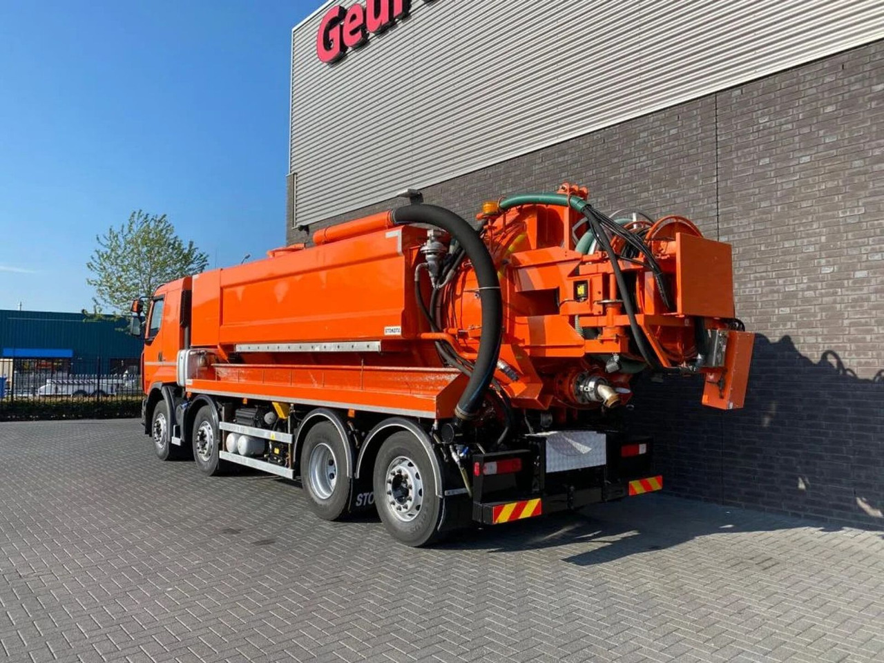 Renault Lander 430 8X2 STOKOTA VACUUM/HOGEDRUK /COMBI/KO - Camion hydrocureur: photos 3 Renault Lander 430 8X2 STOKOTA VACUUM/HOGEDRUK /COMBI/KO - Camion hydrocureur: photos 3