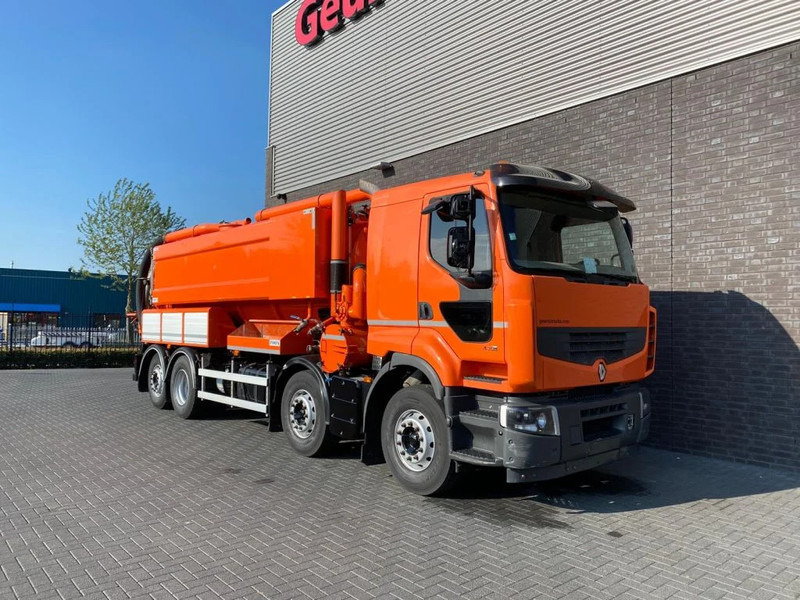 Renault Lander 430 8X2 STOKOTA VACUUM/HOGEDRUK /COMBI/KOLKENZUIGER - Camion hydrocureur: photos 5 Renault Lander 430 8X2 STOKOTA VACUUM/HOGEDRUK /COMBI/KOLKENZUIGER - Camion hydrocureur: photos 5