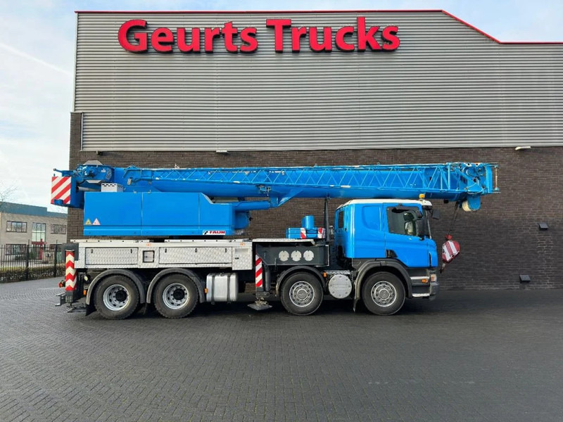 Scania P420 8X4 + FAUN HK 40 + JIB KRAAN/KRAN/CRANE/GRUA - Camion grue: photos 4 Scania P420 8X4 + FAUN HK 40 + JIB KRAAN/KRAN/CRANE/GRUA - Camion grue: photos 4