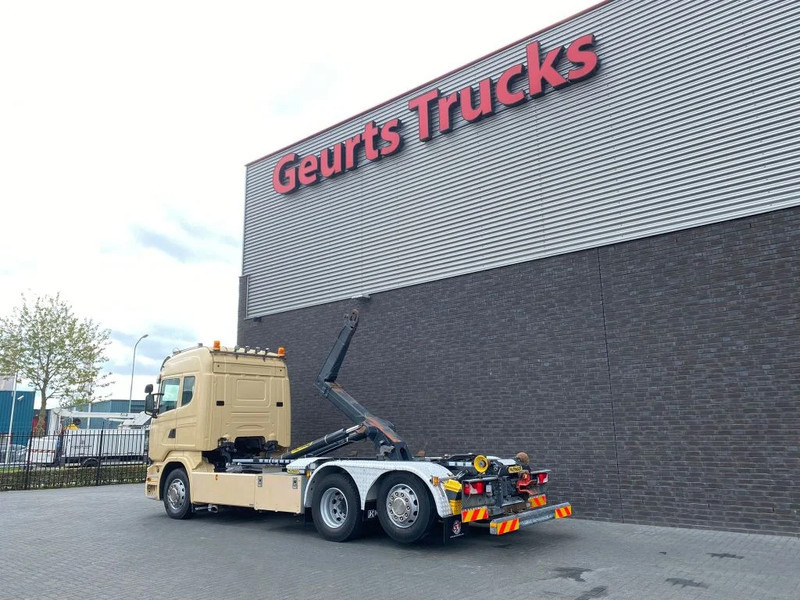 Scania R450 6X2 + PALFINGER HAAKARMSYSTEEM/ABROLLKIPPER/HOOKLIFT - Camion ampliroll: photos 4 Scania R450 6X2 + PALFINGER HAAKARMSYSTEEM/ABROLLKIPPER/HOOKLIFT - Camion ampliroll: photos 4