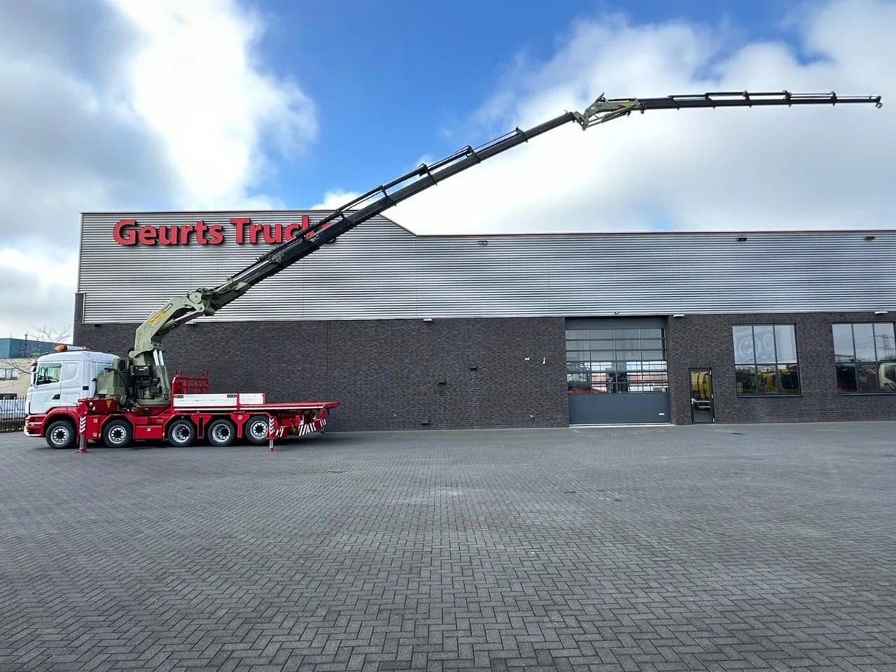 Scania R480 10X4 TREKKER-BAKWAGEN COMBI + PALFINGER PK - Camion grue: photos 1 Scania R480 10X4 TREKKER-BAKWAGEN COMBI + PALFINGER PK - Camion grue: photos 1