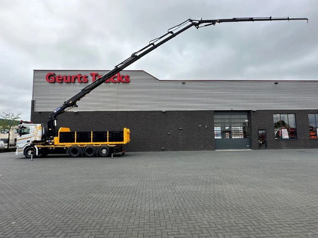 Scania R530 V8 NGS 8X4 TRIDEM MET HYVA 2Z KIPPER + HMF - Camion grue, Camion benne: photos 2 Scania R530 V8 NGS 8X4 TRIDEM MET HYVA 2Z KIPPER + HMF - Camion grue, Camion benne: photos 2
