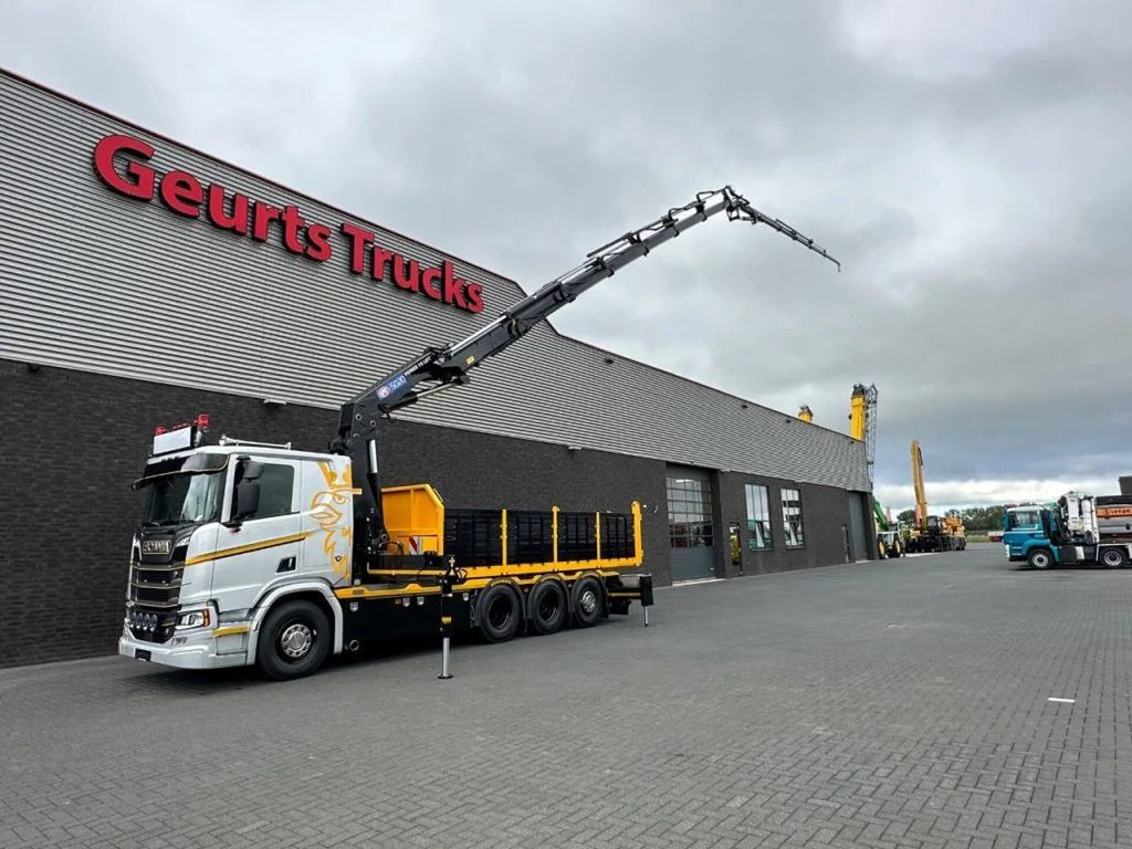 Scania R530 V8 NGS 8X4 TRIDEM MET HYVA 2Z KIPPER + HMF - Camion grue, Camion benne: photos 3 Scania R530 V8 NGS 8X4 TRIDEM MET HYVA 2Z KIPPER + HMF - Camion grue, Camion benne: photos 3