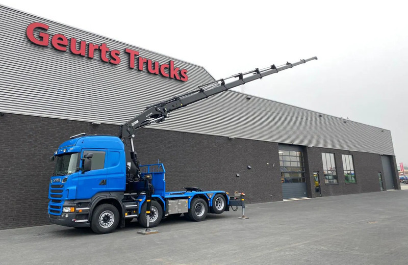 Scania R560 V8 8X2 TREKKER/BAKWAGEN + HIAB 477E-8 HIPRO KRAAN/KRAN/CRANE/GRUA - Camion grue: photos 3 Scania R560 V8 8X2 TREKKER/BAKWAGEN + HIAB 477E-8 HIPRO KRAAN/KRAN/CRANE/GRUA - Camion grue: photos 3