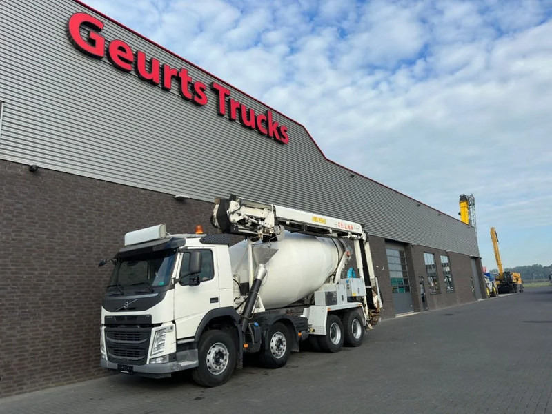 Volvo FM 410 8X4 + STETTER 9 M3 MIXER/MISCHER + THEAM 15 M TRANSPORTBAND/BELT - Camion malaxeur: photos 2 Volvo FM 410 8X4 + STETTER 9 M3 MIXER/MISCHER + THEAM 15 M TRANSPORTBAND/BELT - Camion malaxeur: photos 2