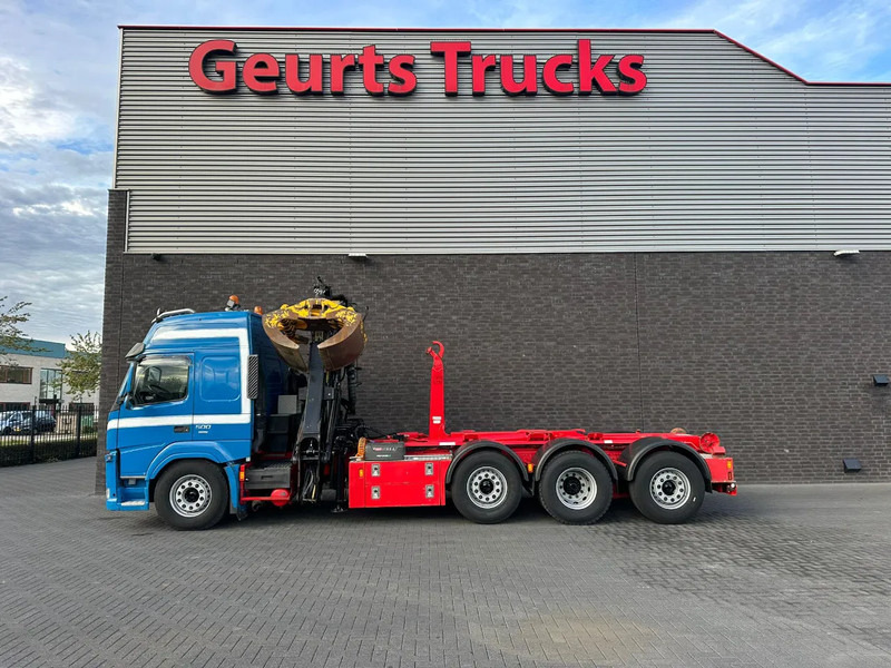 Volvo FM 500 8X2 HIAB MULTILIFT HAAKARMSYSTEM / ABROLLKIPPER / HOOKLIFT MET HIAB LOGLIFT 165Z LAADKRAAN - Camion ampliroll, Camion grue: photos 4 Volvo FM 500 8X2 HIAB MULTILIFT HAAKARMSYSTEM / ABROLLKIPPER / HOOKLIFT MET HIAB LOGLIFT 165Z LAADKRAAN - Camion ampliroll, Camion grue: photos 4