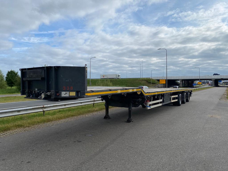 Broshuis trailer 3 -time extendable Windmill transporter - Semi-remorque plateau: photos 1 Broshuis trailer 3 -time extendable Windmill transporter - Semi-remorque plateau: photos 1