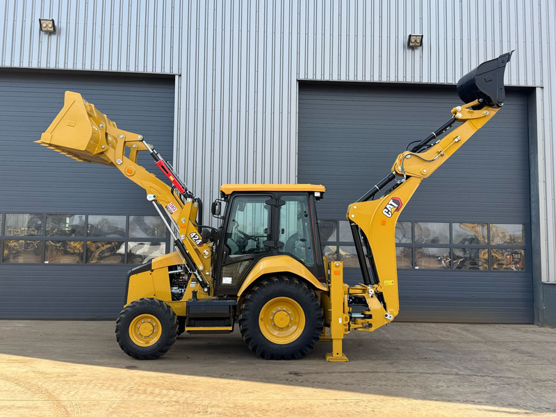 Caterpillar 424 - 4x4 / 4WD / AC - Tractopelle: photos 1 Caterpillar 424 - 4x4 / 4WD / AC - Tractopelle: photos 1