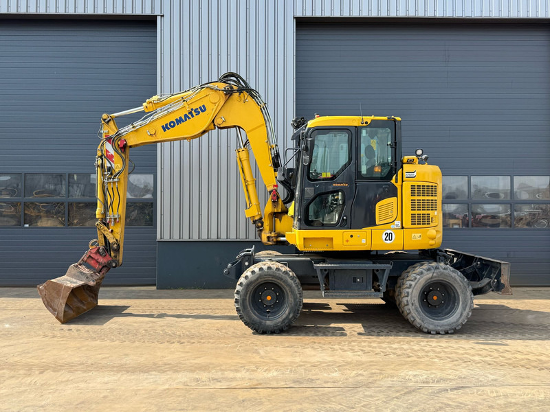 Komatsu PW118MR-11 - Pelle sur pneus: photos 1 Komatsu PW118MR-11 - Pelle sur pneus: photos 1