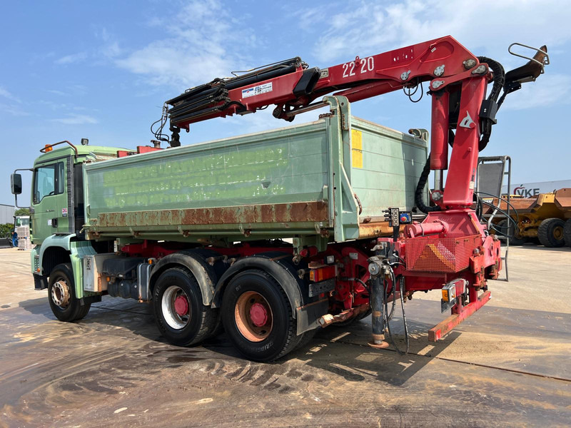 MAN TGA 26.480 tipper + HMF crane - Camion benne, Camion grue: photos 4 MAN TGA 26.480 tipper + HMF crane - Camion benne, Camion grue: photos 4