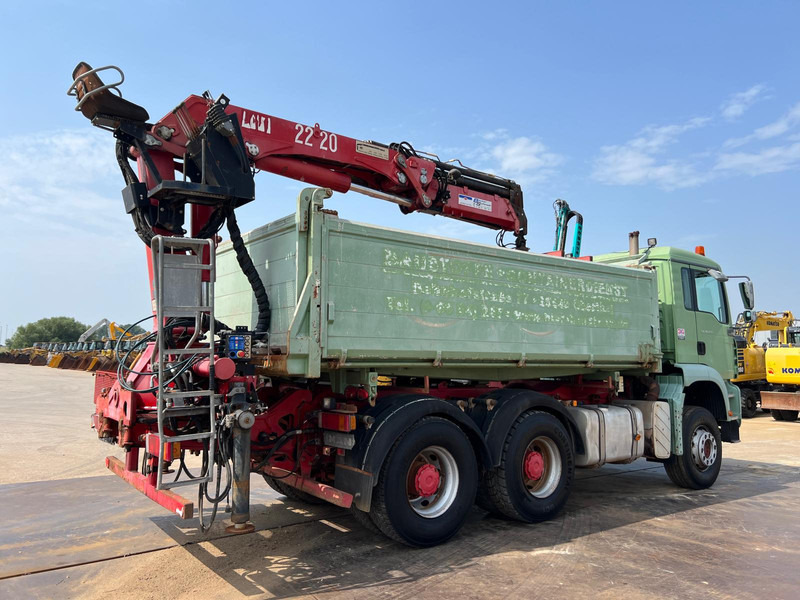MAN TGA 26.480 tipper + HMF crane - Camion benne, Camion grue: photos 5 MAN TGA 26.480 tipper + HMF crane - Camion benne, Camion grue: photos 5