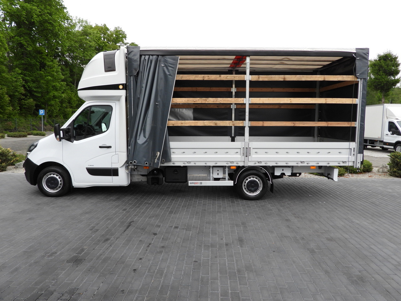 Véhicule utilitaire plateau baché OPEL MOVANO  TARPAULIN 10 PALLETS CRUISE CONTROL NAVIGATION LED LIGHTS PNEUMATICS AIR CONDITIONING  165HP: photos 8