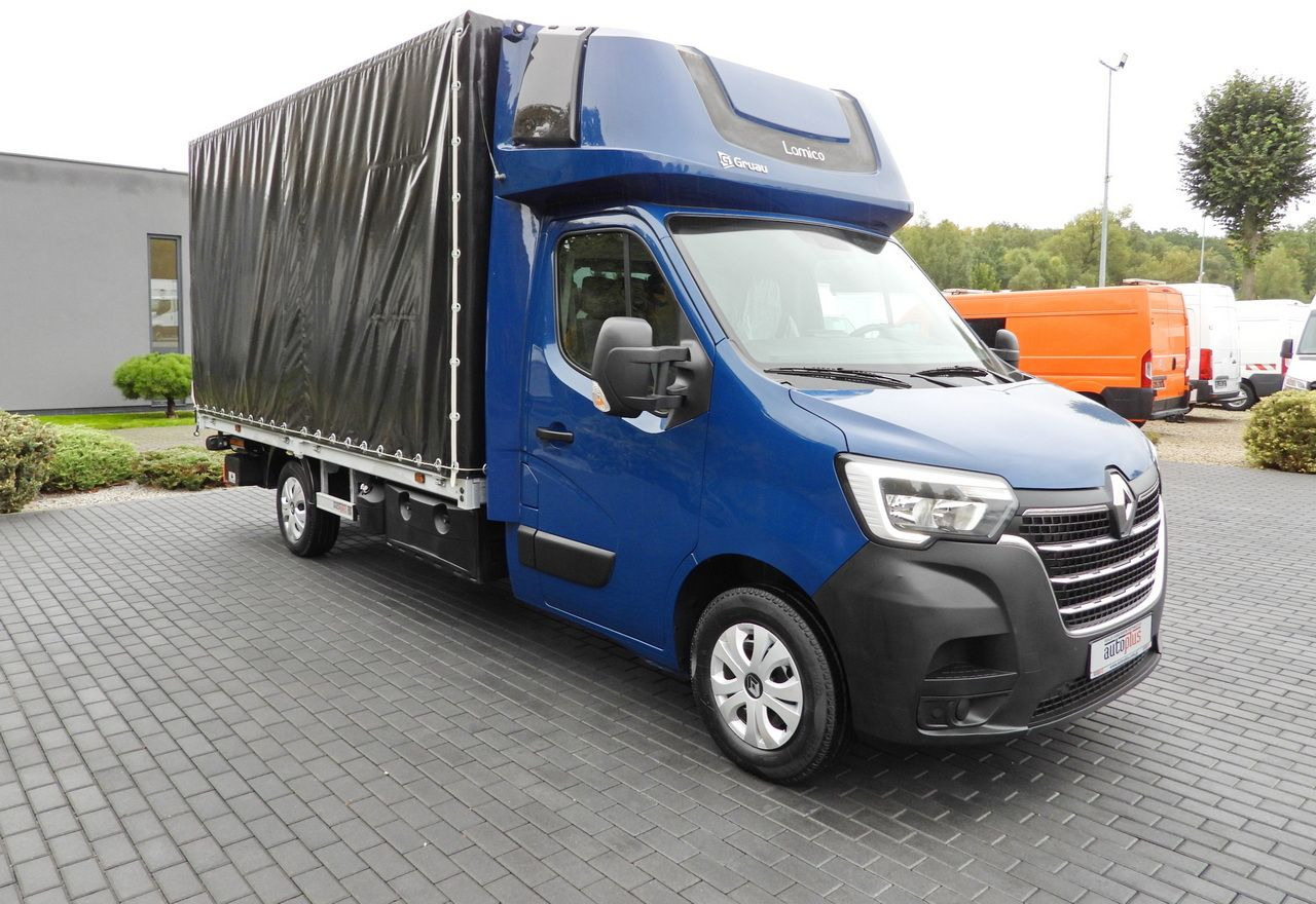 RENAULT MASTER TARPAULIN LIFT 8 PALLETS WEBASTO CRUISE CONTROL LED LIGHTS AIR CONDITIONING 165HP - Véhicule utilitaire plateau baché: photos 4 RENAULT MASTER TARPAULIN LIFT 8 PALLETS WEBASTO CRUISE CONTROL LED LIGHTS AIR CONDITIONING 165HP - Véhicule utilitaire plateau baché: photos 4