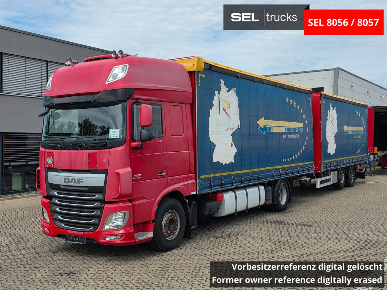 DAF XF 410 / ZF Intarder / Durchladezug - Camion à rideaux coulissants: photos 1 DAF XF 410 / ZF Intarder / Durchladezug - Camion à rideaux coulissants: photos 1