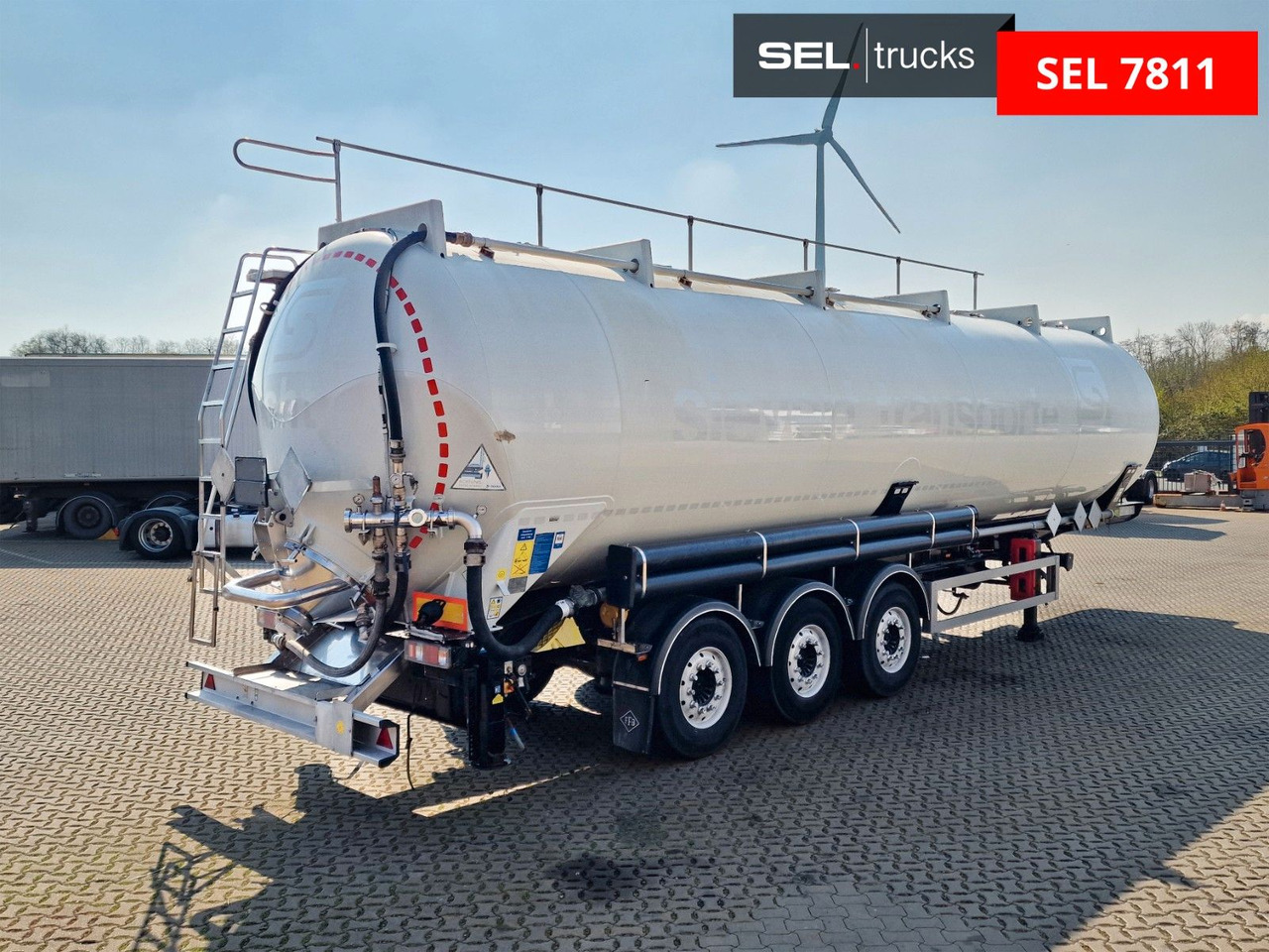 Feldbinder KIP 60/7300/A/2 / 60.000 l / Kippsilo - Citerne pulvérulente: photos 5 Feldbinder KIP 60/7300/A/2 / 60.000 l / Kippsilo - Citerne pulvérulente: photos 5