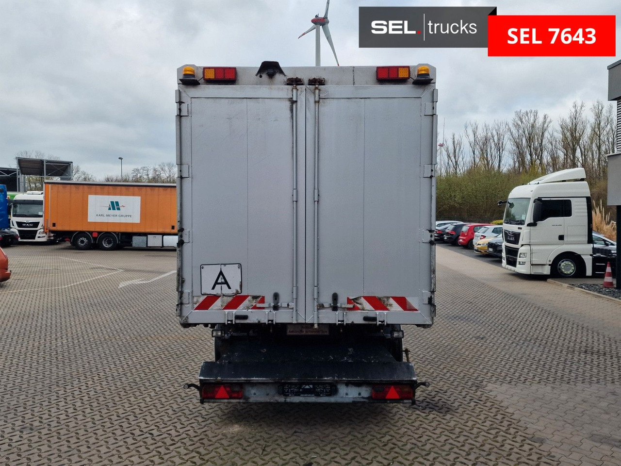 Semi-remorque benne H&W HWDKSK38 / Glasrecycling / Kran / Lenkachse: photos 6 Semi-remorque benne H&W HWDKSK38 / Glasrecycling / Kran / Lenkachse: photos 6