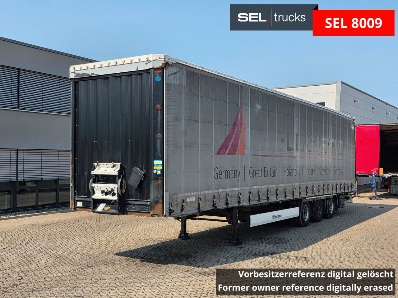 Krone SD / Hubdach / EDSCHA / Mega - Semi-remorque rideaux coulissants: photos 1 Krone SD / Hubdach / EDSCHA / Mega - Semi-remorque rideaux coulissants: photos 1