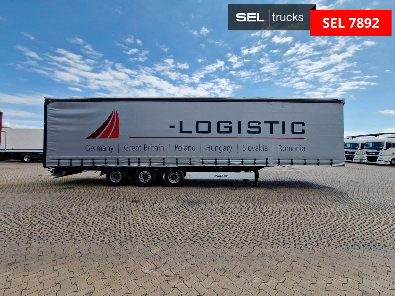 Krone SD / Hubdach / EDSCHA / Mega / Liftachse - Semi-remorque rideaux coulissants: photos 4 Krone SD / Hubdach / EDSCHA / Mega / Liftachse - Semi-remorque rideaux coulissants: photos 4