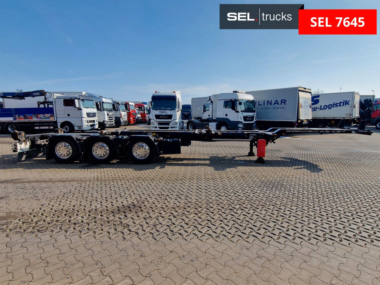 Krone SD / Teleskop / Liftachse - Semi-remorque porte-conteneur/ Caisse mobile: photos 4 Krone SD / Teleskop / Liftachse - Semi-remorque porte-conteneur/ Caisse mobile: photos 4