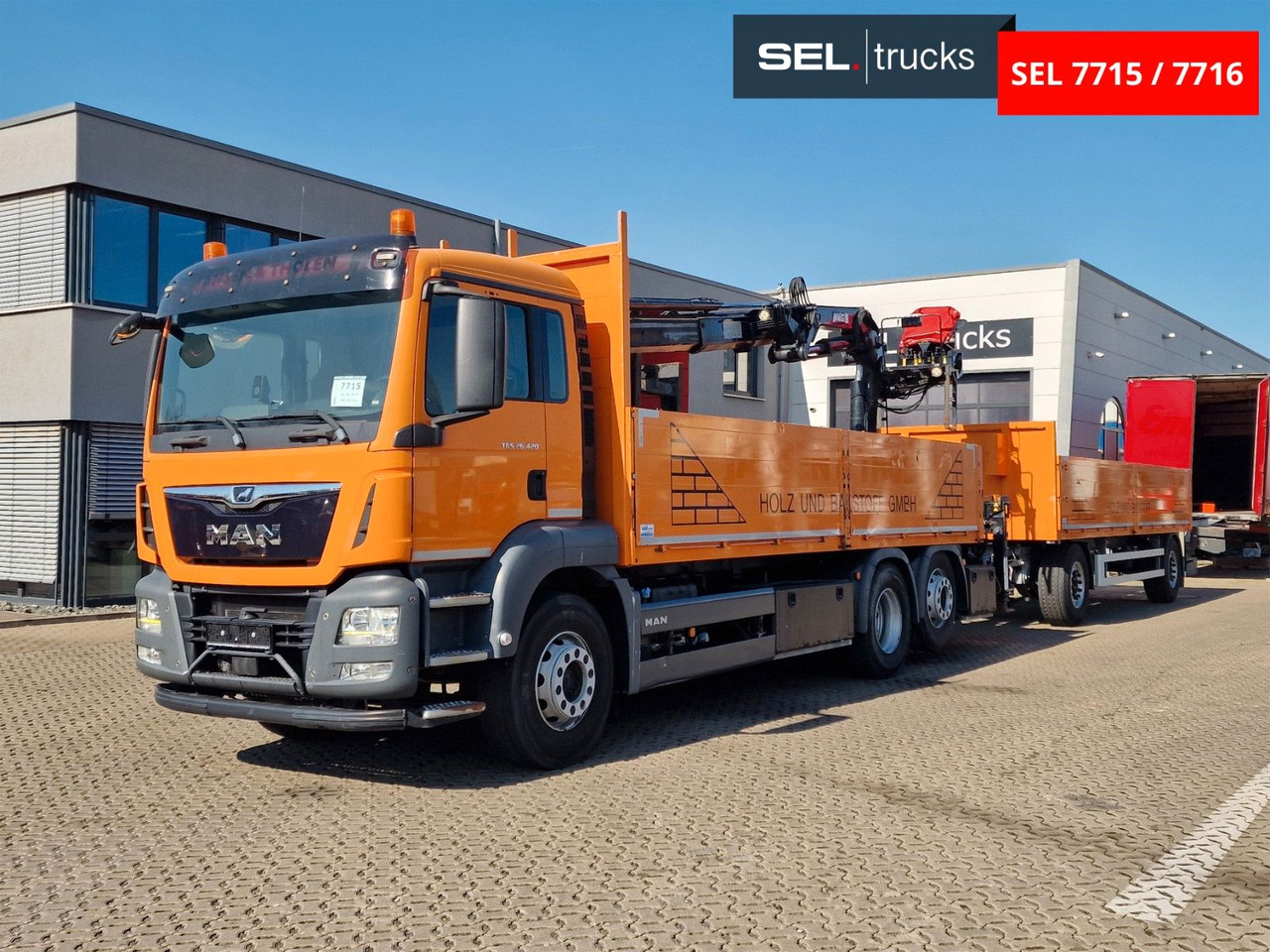MAN TGS 26.420 6x2-4 BL / MKG HLK181/ Lenk/KOMPLETT - Camion grue: photos 1 MAN TGS 26.420 6x2-4 BL / MKG HLK181/ Lenk/KOMPLETT - Camion grue: photos 1