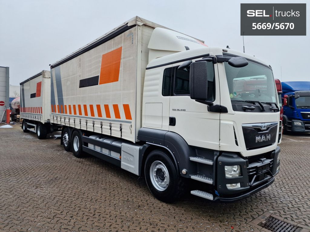 MAN TGS 26.440/Lenkachse/Staplerhaltrng./ KOMPLETT!! - Camion à rideaux coulissants: photos 4 MAN TGS 26.440/Lenkachse/Staplerhaltrng./ KOMPLETT!! - Camion à rideaux coulissants: photos 4