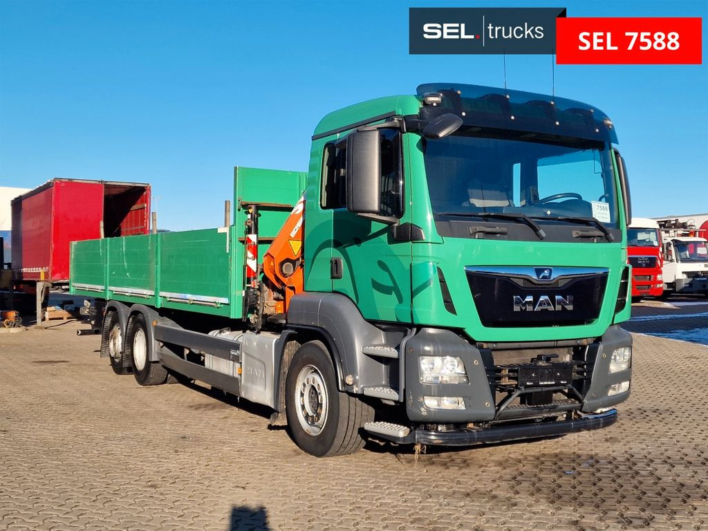 MAN TGS 26.460 6X2-4 BL / Intarder / Atlas 172.3E-A4 - Camion grue, Camion plateau: photos 3 MAN TGS 26.460 6X2-4 BL / Intarder / Atlas 172.3E-A4 - Camion grue, Camion plateau: photos 3