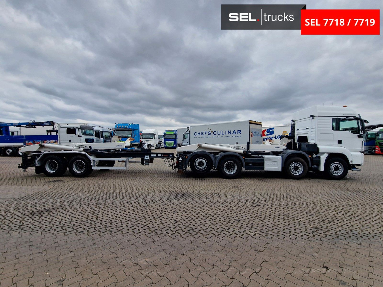 MAN TGS 35.500.8X2-6 BL / Silosteller / Lenkachse - Camion benne: photos 4 MAN TGS 35.500.8X2-6 BL / Silosteller / Lenkachse - Camion benne: photos 4