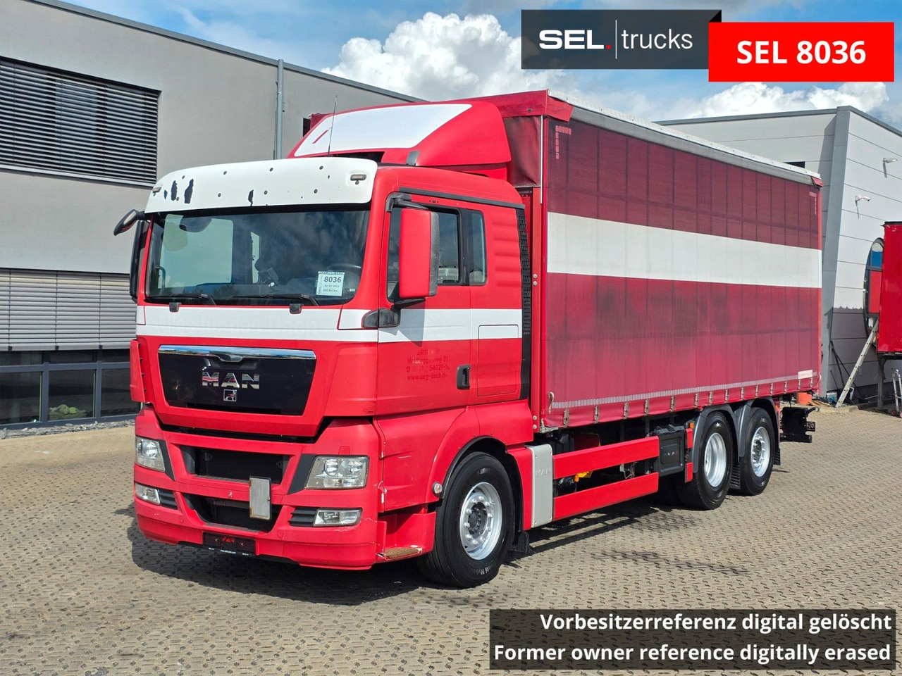 MAN TGX 26.360 6X2-2 LL / Intarder / Ldbw /Lenkachse - Camion à rideaux coulissants: photos 1 MAN TGX 26.360 6X2-2 LL / Intarder / Ldbw /Lenkachse - Camion à rideaux coulissants: photos 1