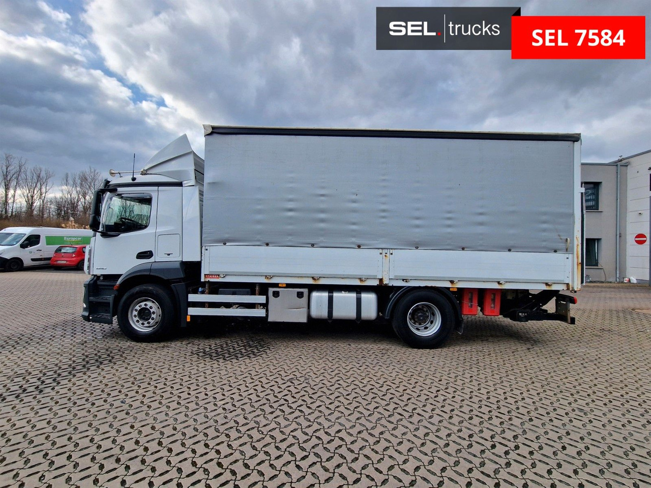 Camion à rideaux coulissants Mercedes-Benz Antos 1840 / Ladebordwand: photos 8