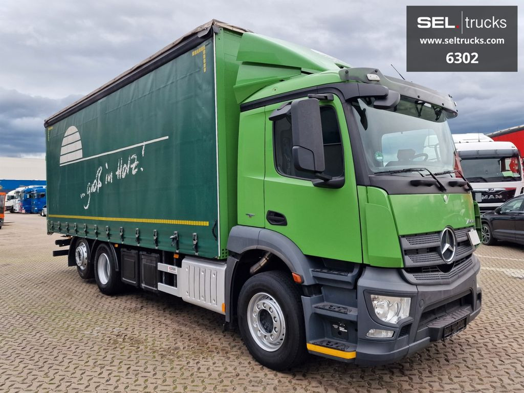 Mercedes-Benz Antos 2536 L / LENKACHSE / STERZANTE - Camion à rideaux coulissants: photos 3 Mercedes-Benz Antos 2536 L / LENKACHSE / STERZANTE - Camion à rideaux coulissants: photos 3