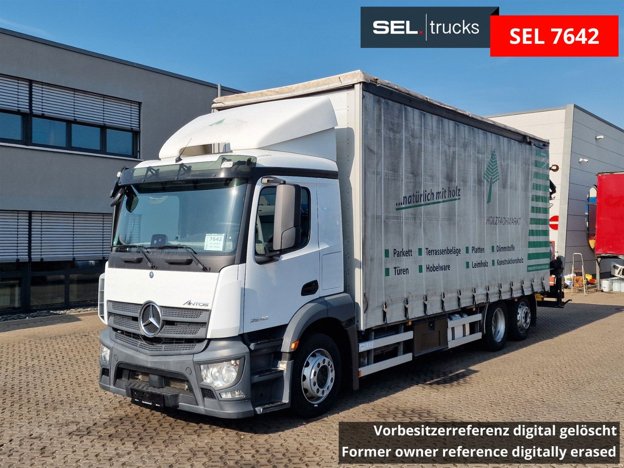 Mercedes-Benz Antos 2540 / Fernbedienung / Lenkachse - Camion grue: photos 2 Mercedes-Benz Antos 2540 / Fernbedienung / Lenkachse - Camion grue: photos 2