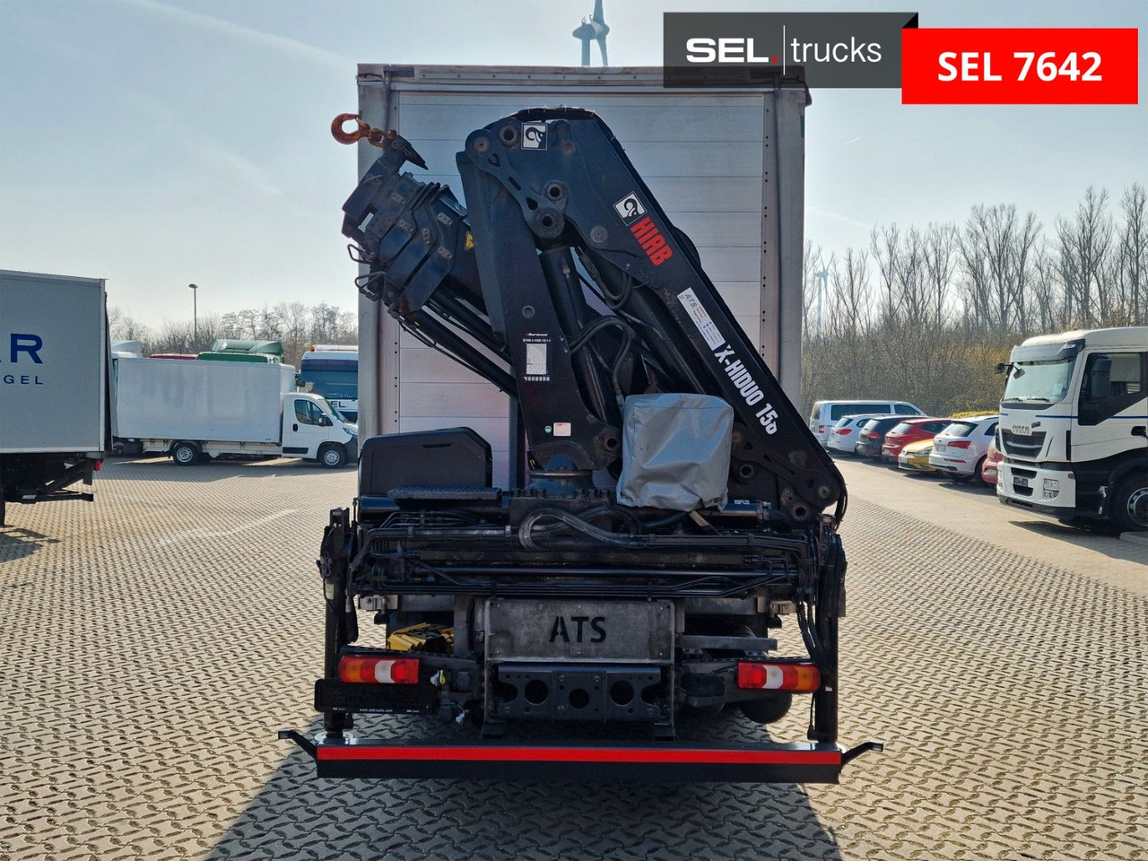 Camion grue Mercedes-Benz Antos 2540 / Fernbedienung / Lenkachse: photos 7