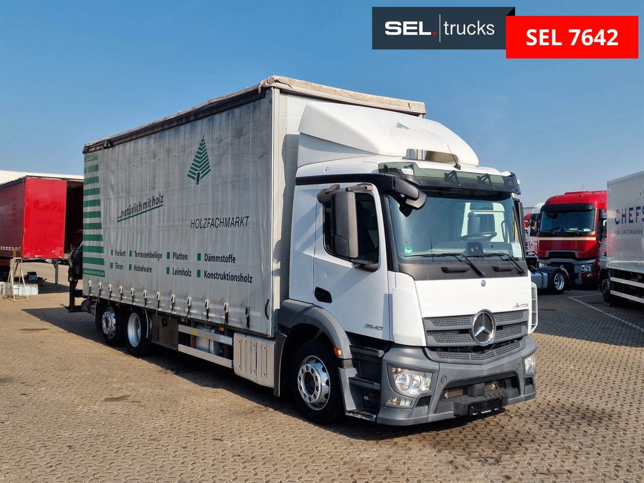 Mercedes-Benz Antos 2540 / Fernbedienung / Lenkachse - Camion grue: photos 4 Mercedes-Benz Antos 2540 / Fernbedienung / Lenkachse - Camion grue: photos 4