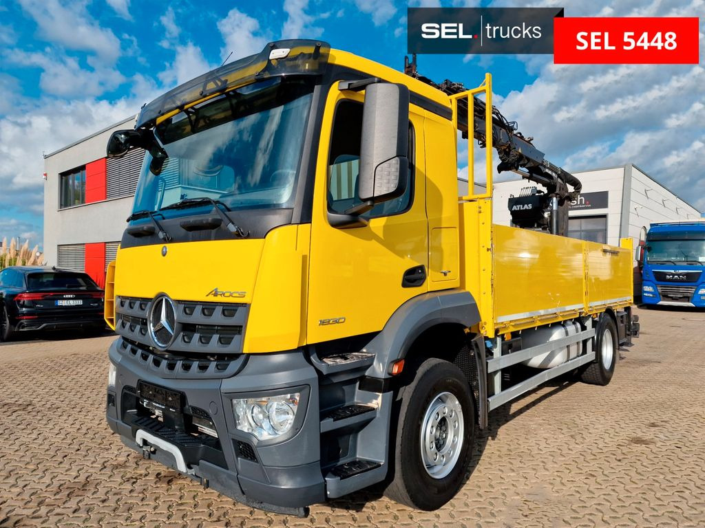 Mercedes-Benz Arocs 1830 / Atlas 105.2 - A2L / NEUE BATTERIEN - Camion grue: photos 1 Mercedes-Benz Arocs 1830 / Atlas 105.2 - A2L / NEUE BATTERIEN - Camion grue: photos 1