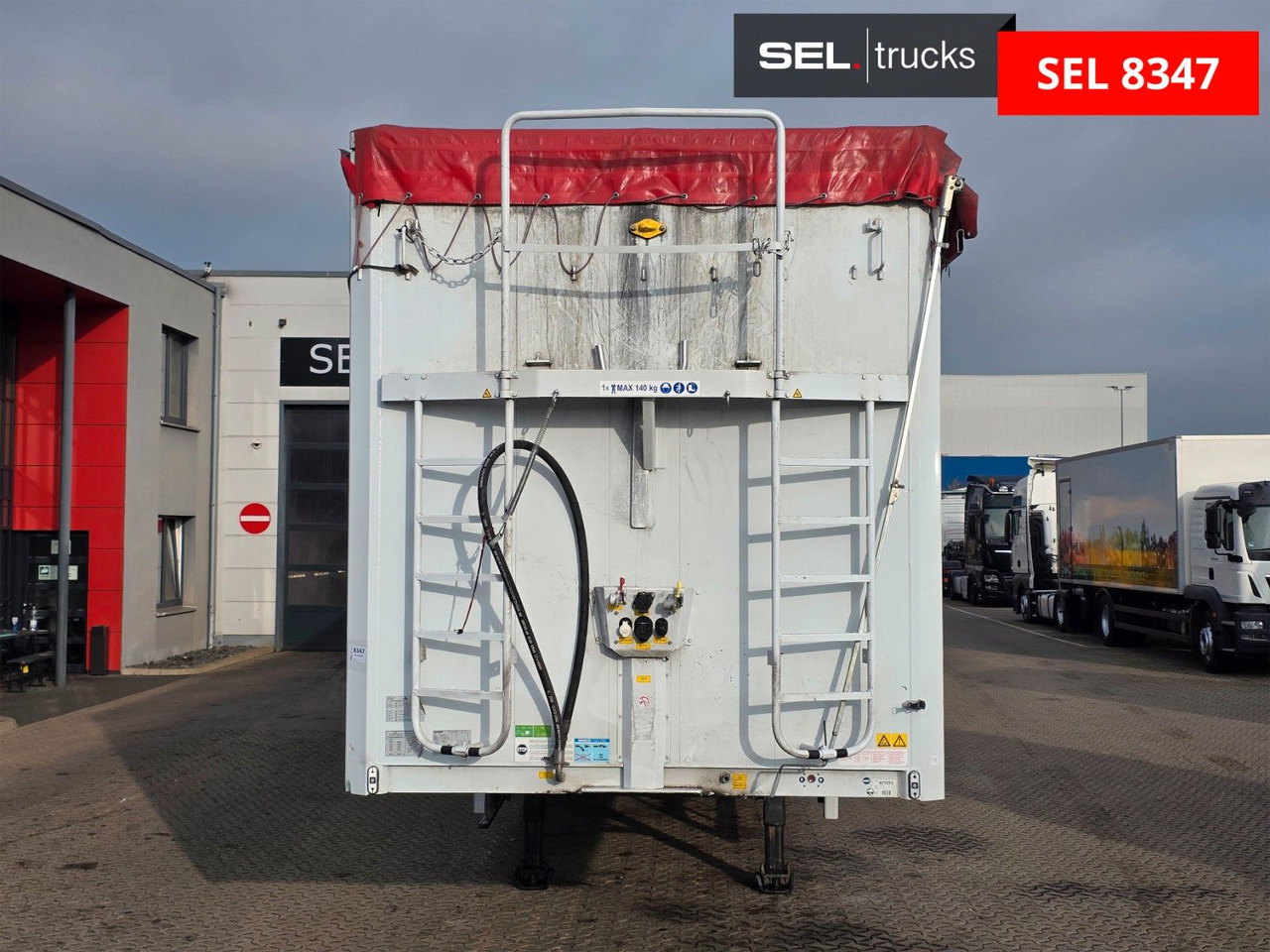 Stas S300ZX /ADR Typ EX II, FL, OX, AT / 2 Liftachsen - Semi-remorque à fond mouvant: photos 2 Stas S300ZX /ADR Typ EX II, FL, OX, AT / 2 Liftachsen - Semi-remorque à fond mouvant: photos 2