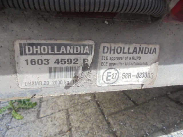 Dhollandia ONDERVOUWKLEP DHSMR.20 - Hayon élévateur: photos 4 Dhollandia ONDERVOUWKLEP DHSMR.20 - Hayon élévateur: photos 4