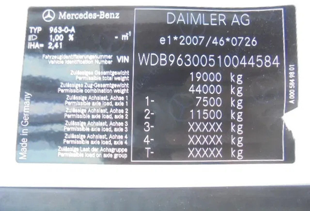 Camion porte-voitures Mercedes-Benz Actros 2340 LL 6X2: photos 19